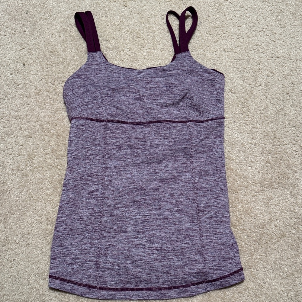 Lululemon Women's Purple Tank Top size 4/6